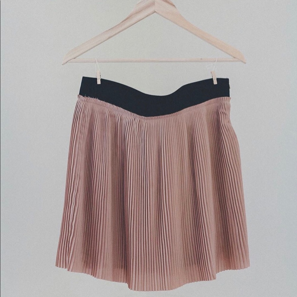 Dreamy blush Zara women’s skirt!